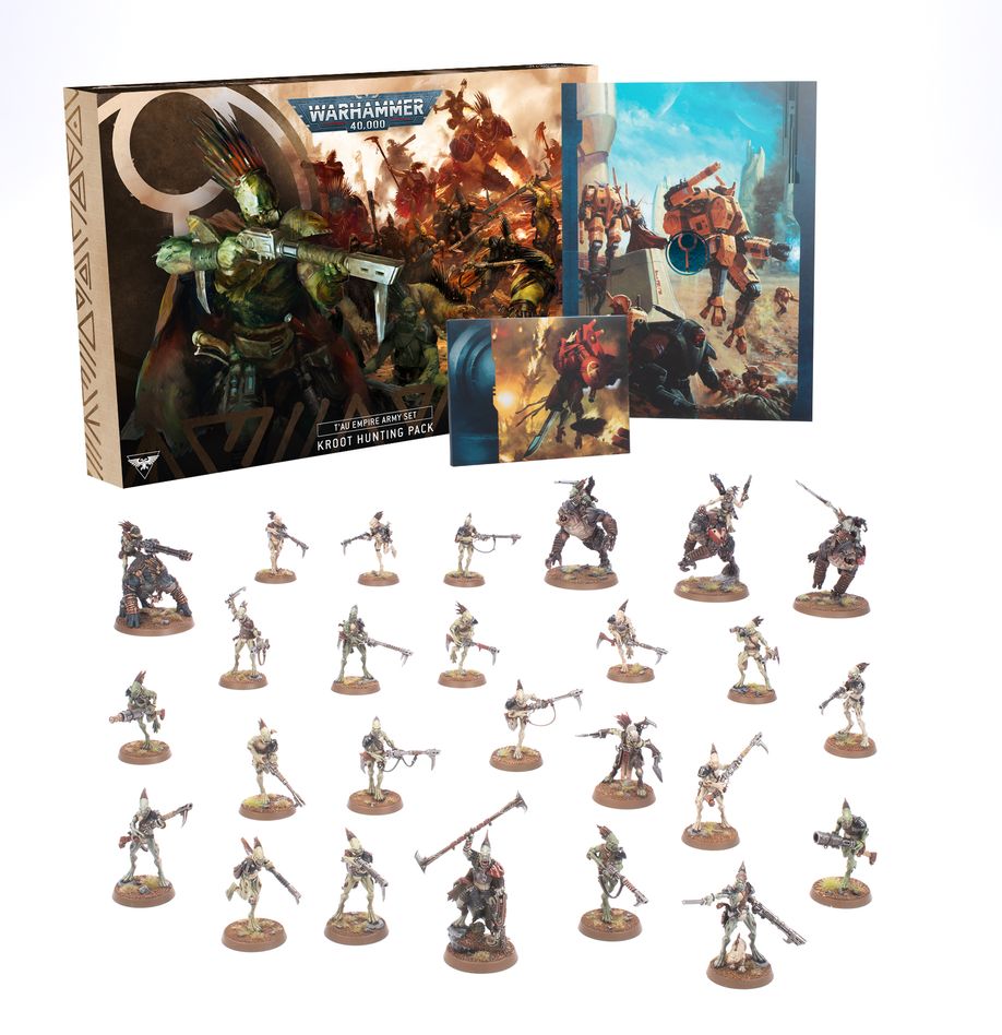 T'au Empire Army Set: Kroot Hunting Pack +++Pre-order (30/3/24)+++