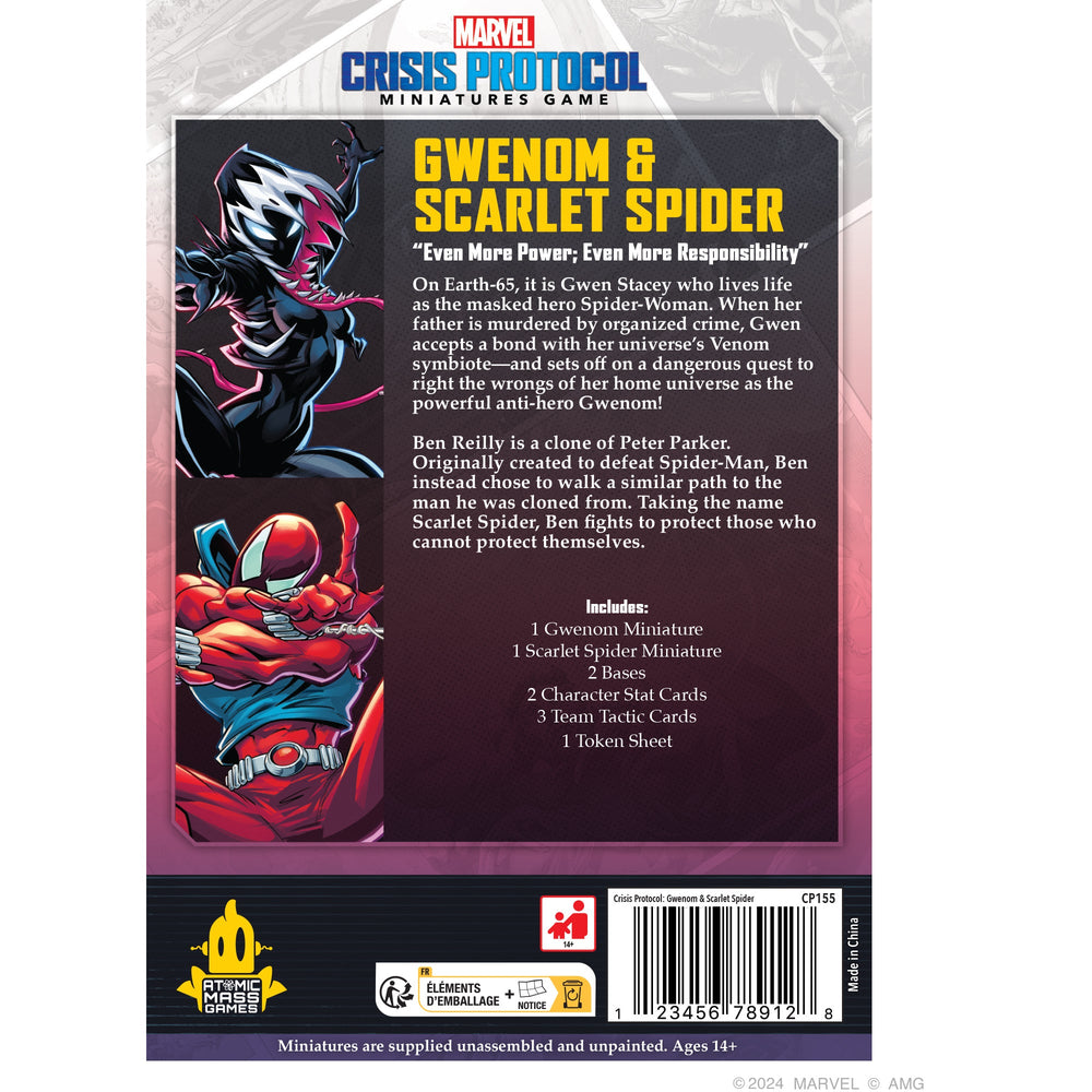 Gwenom & Scarlet Spider +++Pre-order (ETA 17/5/24)+++