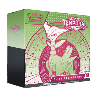 Scarlet & Violet: Temporal Forces - Elite Trainer Box (Iron Leaves) +++Pre-order (12/4/24)+++
