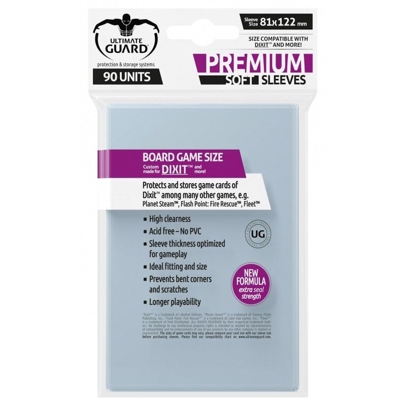Ultimate Guard Premium Soft Sleeves for Board Game Cards (90)
