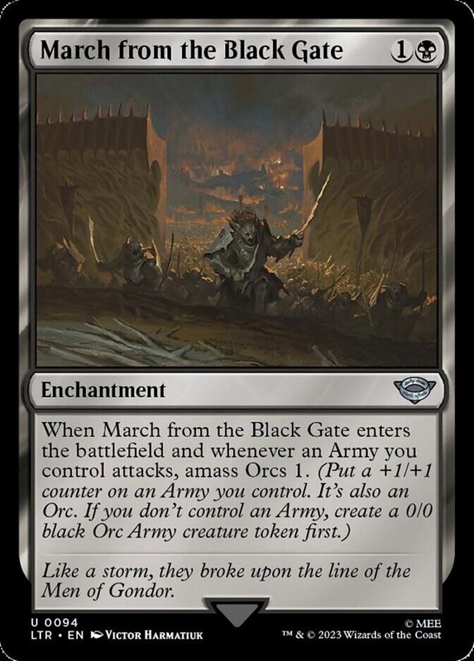 March from the Black Gate [The Lord of the Rings: Tales of Middle-Eart
