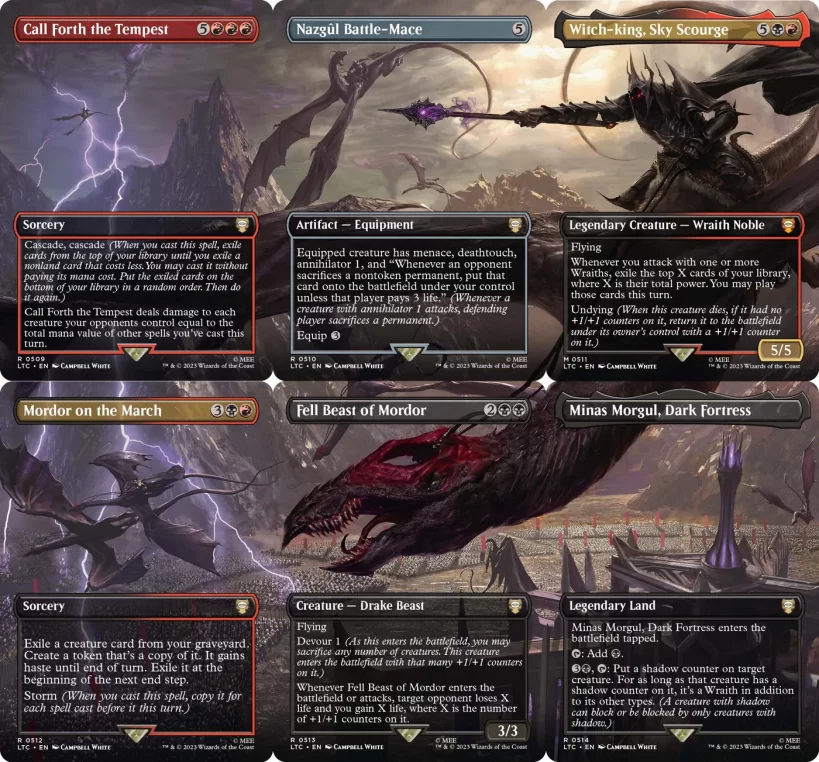The Lord of the Rings: Tales of Middle-Earth - Holiday Scene Box (Flight of the Witch-king) +++Pre-order (3/11/23)+++