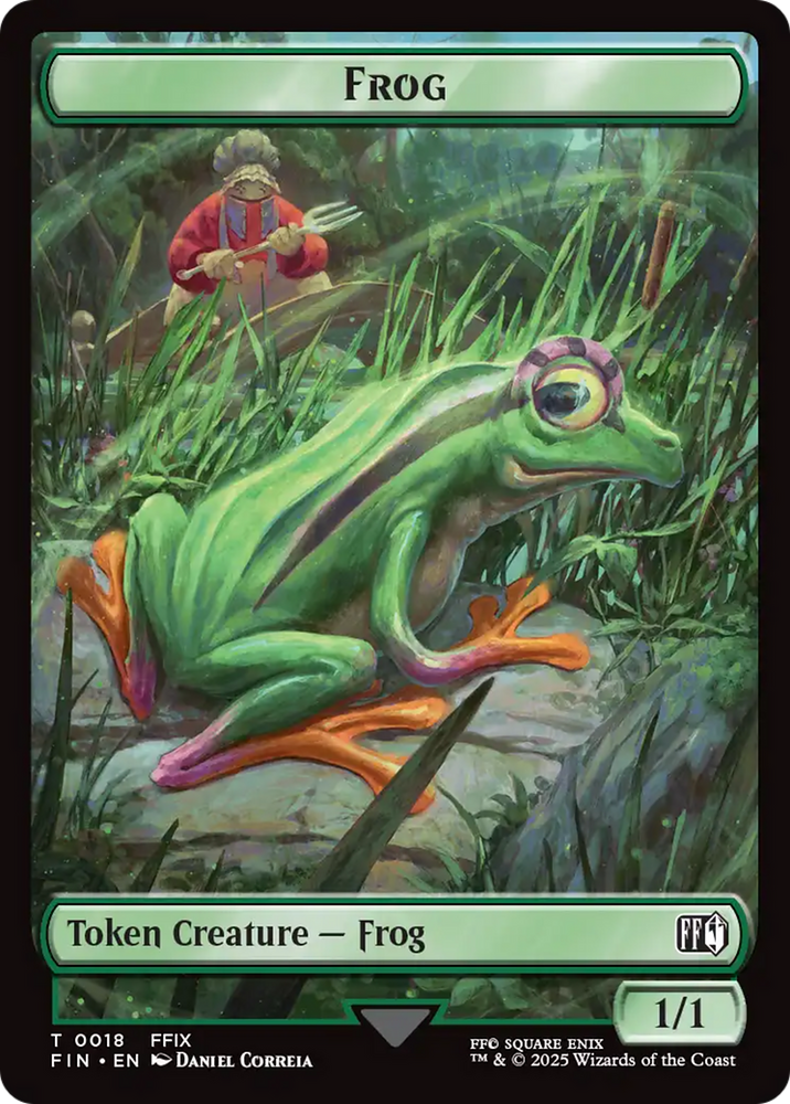Hero (0009) // Frog Double-Sided Token [FINAL FANTASY Tokens]