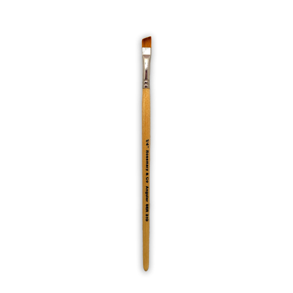 Series 310 - Golden Synthetic Angular Brush