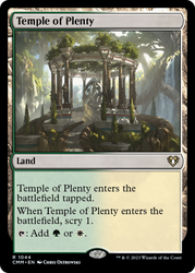 Temple of Plenty [Commander Masters]