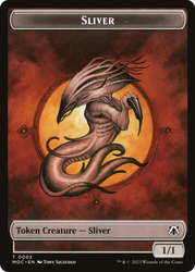 Saproling // Sliver Double-Sided Token [The List]