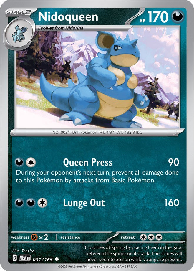 Nidoqueen (031/165) [Scarlet & Violet 151]