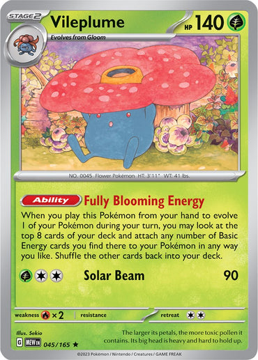 Vileplume (045/165) [Scarlet & Violet 151]