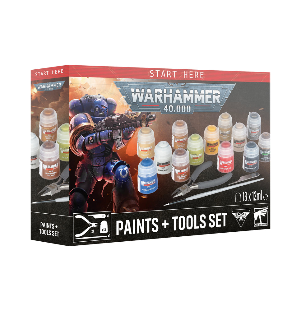 Warhammer 40,000: Paints + Tools Set +++Pre-order (25/7/26)+++