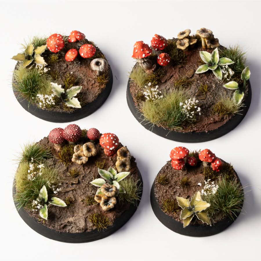 Basing Bits - Forest Mushrooms