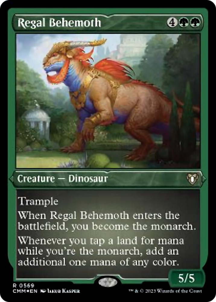 Regal Behemoth (Foil Etched) [Commander Masters]