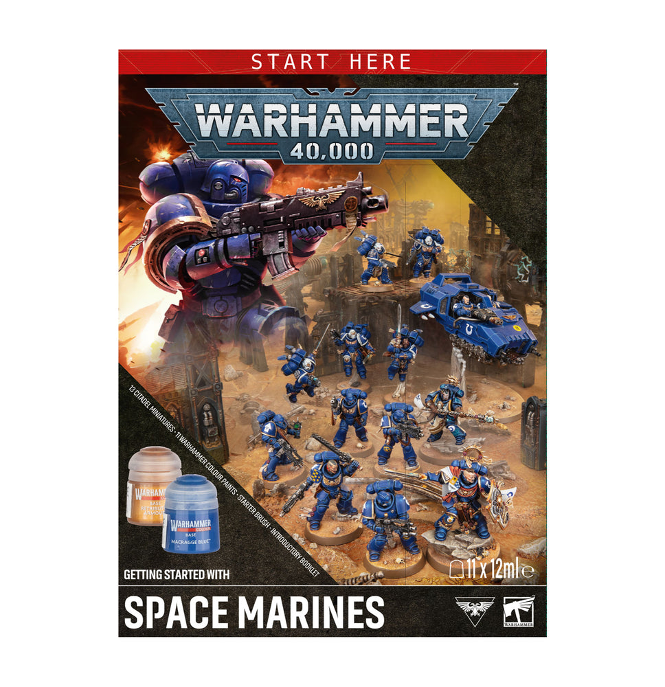 Warhammer 40,000: Getting Started with Space Marines +++Pre-order (25/7/26)+++