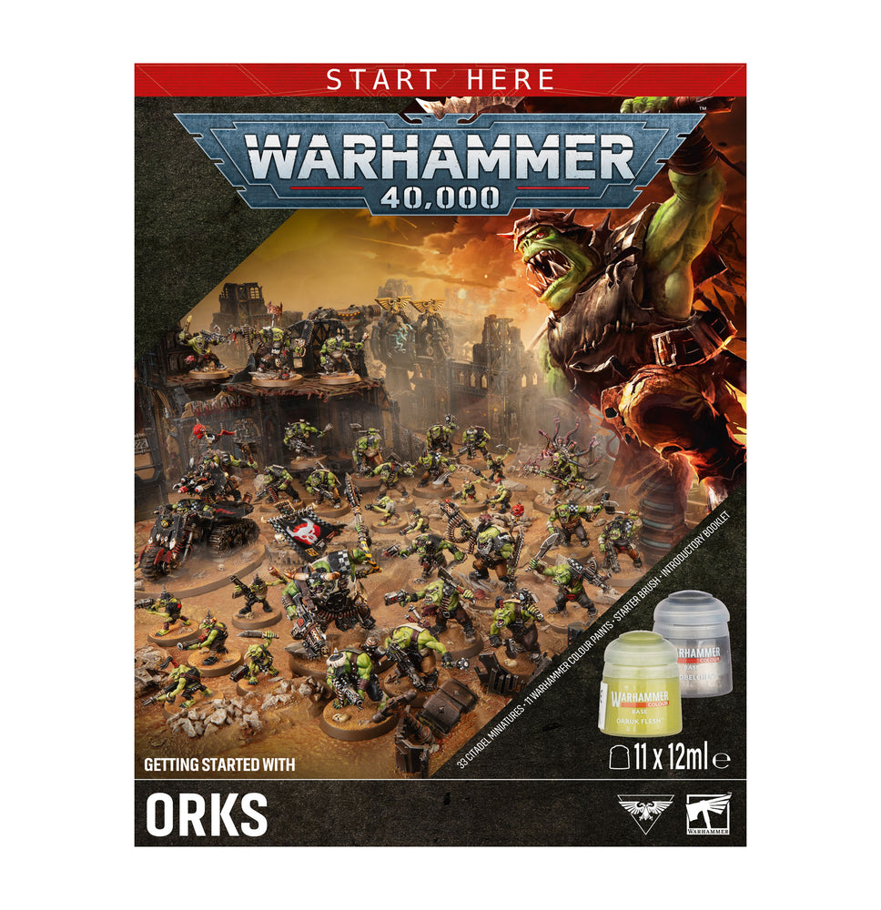 Warhammer 40,000: Getting Started with Orks +++Pre-order (25/7/26)+++