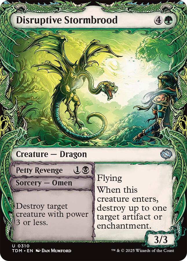 Disruptive Stormbrood (Showcase) [Tarkir: Dragonstorm]