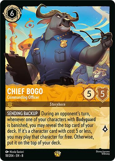 Chief Bogo - Commanding Officer (18/204) [Reign of Jafar]