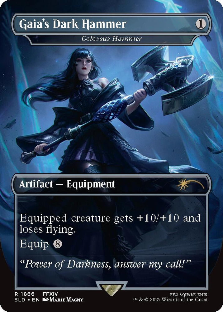 Gaia's Dark Hammer - Colossus Hammer [Secret Lair Drop Series]