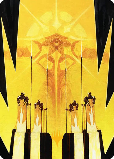 Hardlight Containment Art Card (Gold-Stamped Planeswalker Symbol) [Edge of Eternities Art Series]