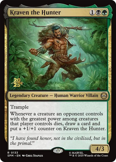 Kraven the Hunter [Marvel's Spider-Man Prerelease Promos]