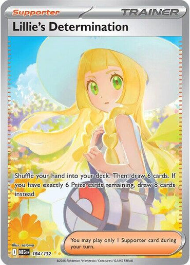Lillie's Determination (184/132) [Mega Evolution: Base Set]