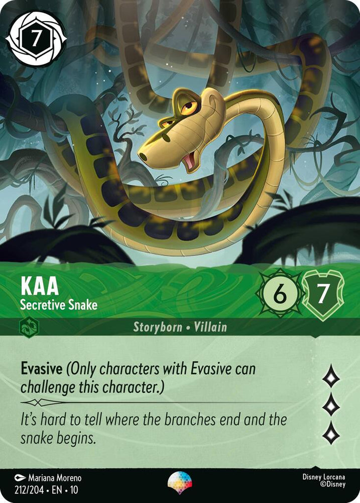 Kaa - Secretive Snake (Epic) (212/204) [Whispers in the Well]