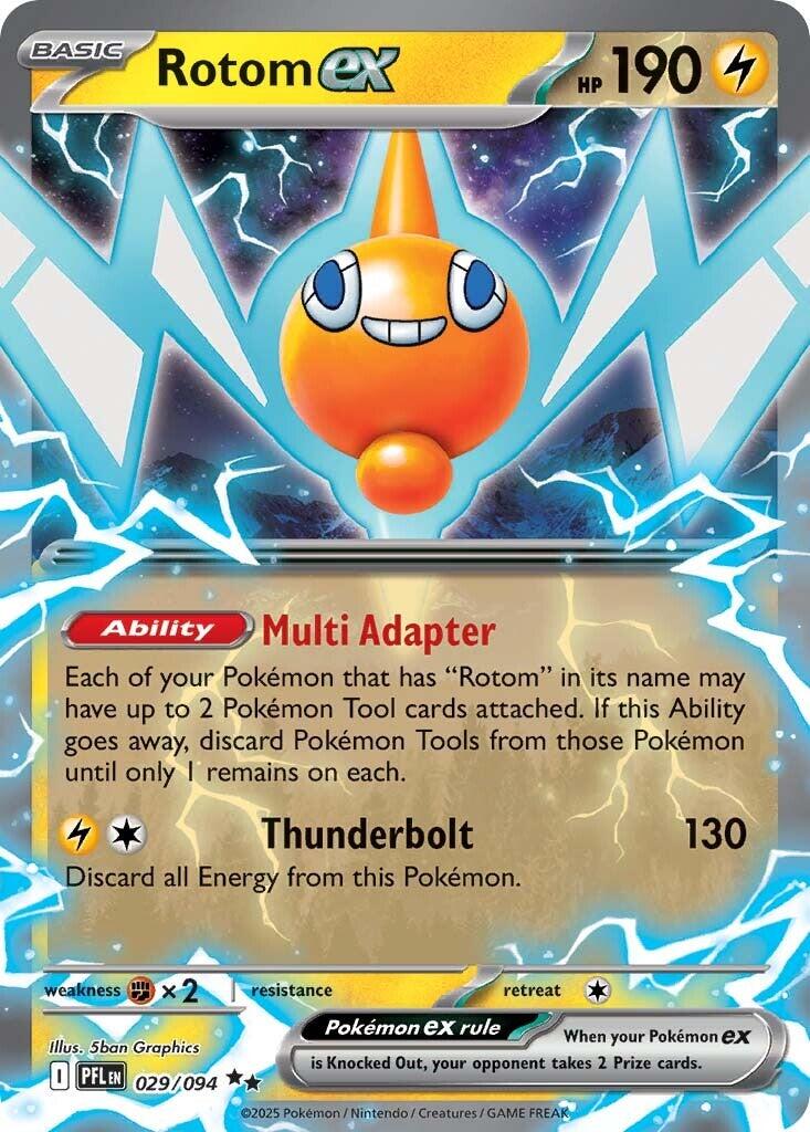 Rotom ex (029/094) [Mega Evolution: Phantasmal Flames]