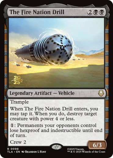 The Fire Nation Drill [Avatar: The Last Airbender Prerelease Cards]