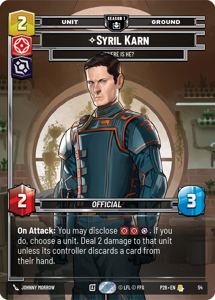 Syril Karn - Where Is He? (54) (54) [Sector and Regional Promos: Season 1]