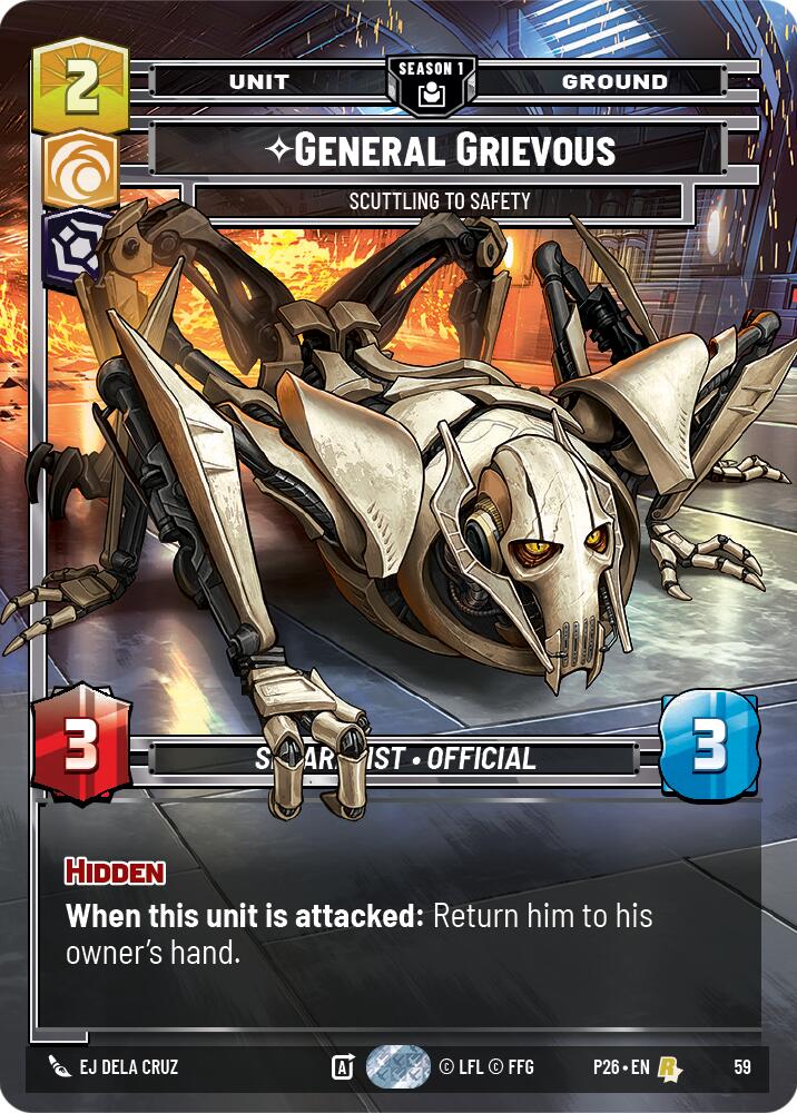 General Grievous - Scuttling to Safety (59) (59) [Sector and Regional Promos: Season 1]