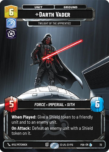 Darth Vader - Twilight of the Apprentice (72) (72) [Sector and Regional Promos: Season 1]