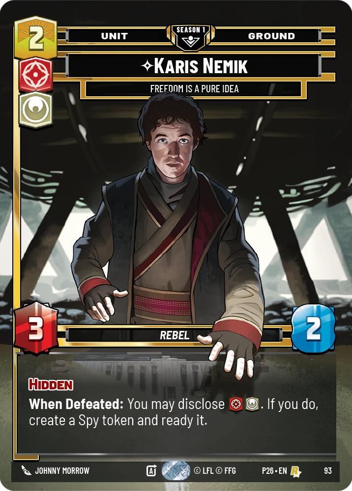 Karis Nemik - Freedom is a Pure Idea (93) (93) [Sector and Regional Promos: Season 1]