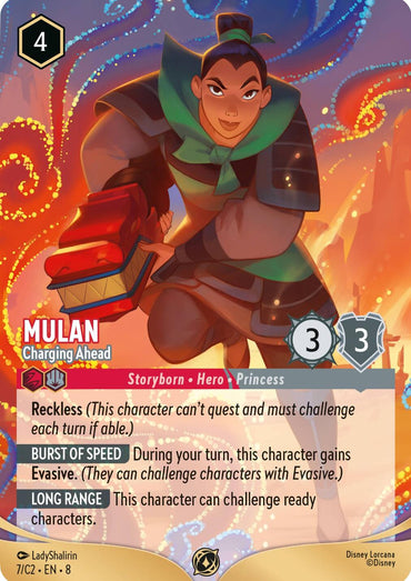 Mulan - Charging Ahead (7) [Promo Cards]