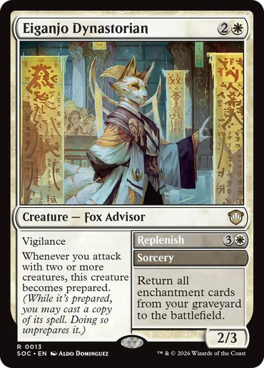 Eiganjo Dynastorian [Secrets of Strixhaven Commander]