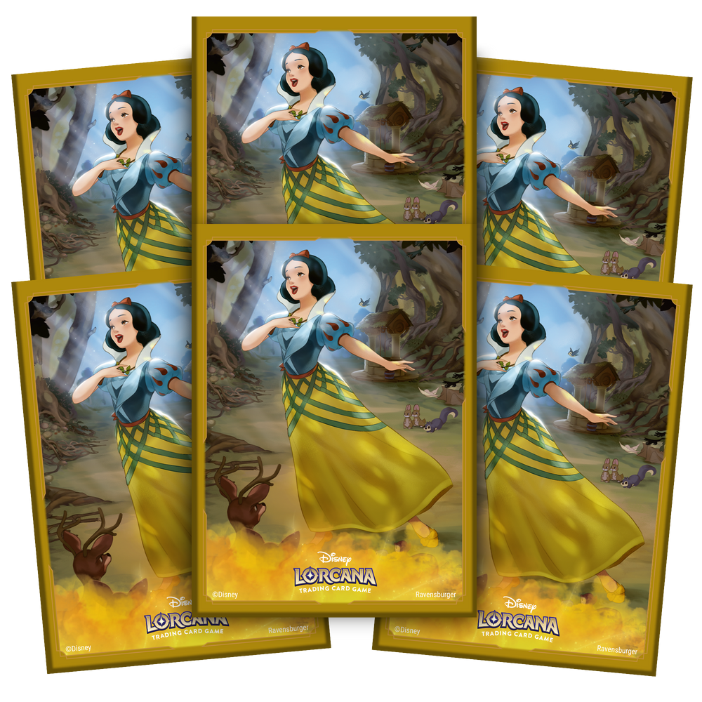 Disney Lorcana: Card Sleeves (Snow White - Well Wisher / 65-Pack)