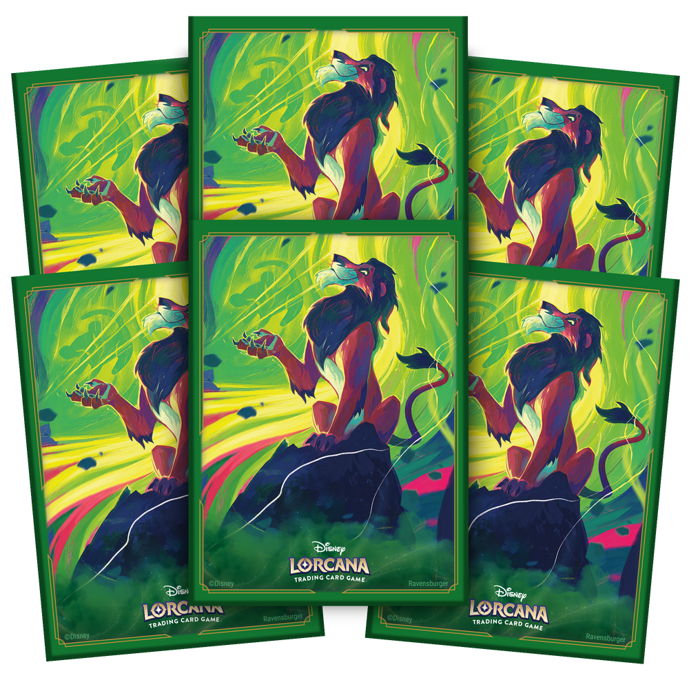 Disney Lorcana: Card Sleeves (Scar - Vengeful Lion / 65-Pack)