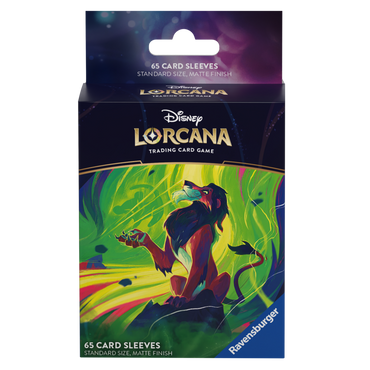 Disney Lorcana: Card Sleeves (Scar - Vengeful Lion / 65-Pack)