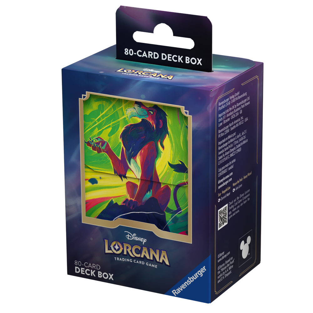 Disney Lorcana: Deck Box (Scar - Vengeful Lion)