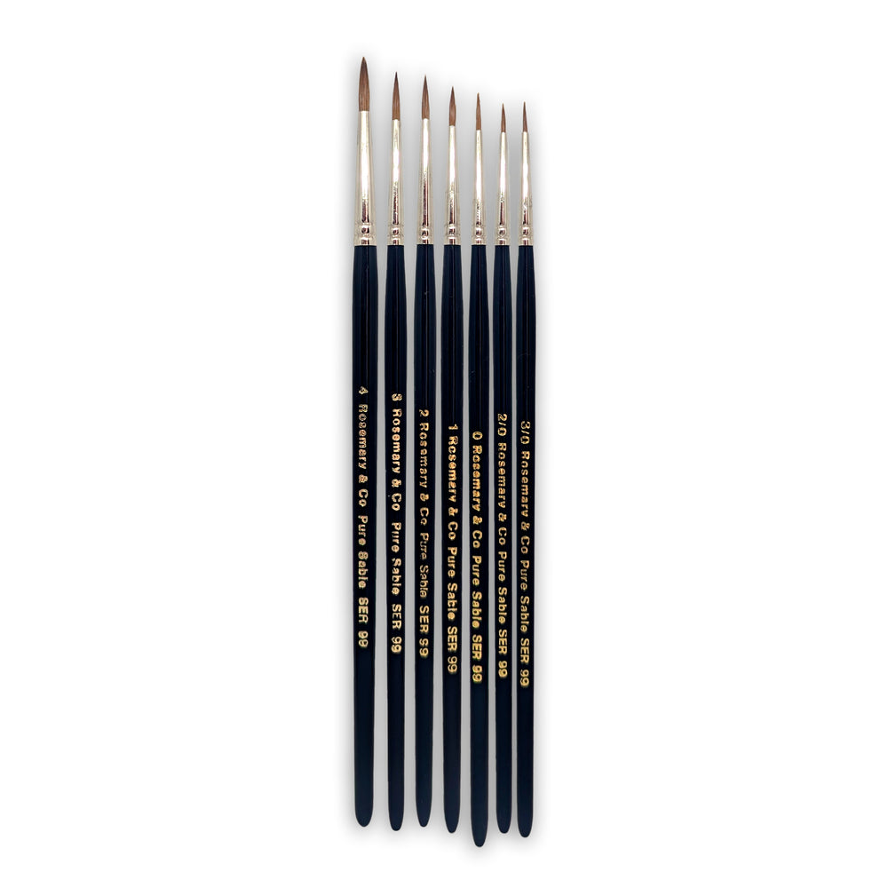 Series 99 - Pure Sable Pointed Round Brush
