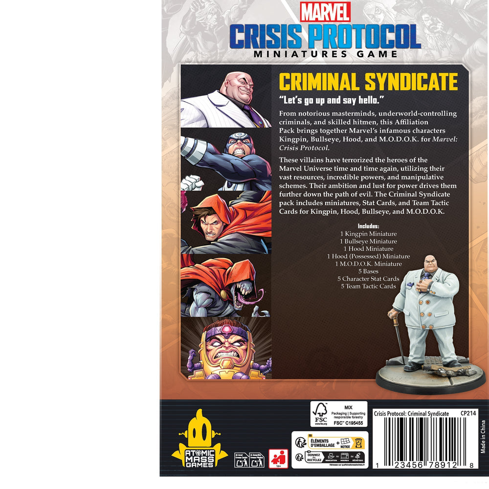 Criminal Syndicate Affiliation Pack
