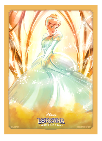 Disney Lorcana: Card Sleeves (Cinderella – Ballroom Sensation / 65-Pack) +++Pre-order (7/3/25)+++