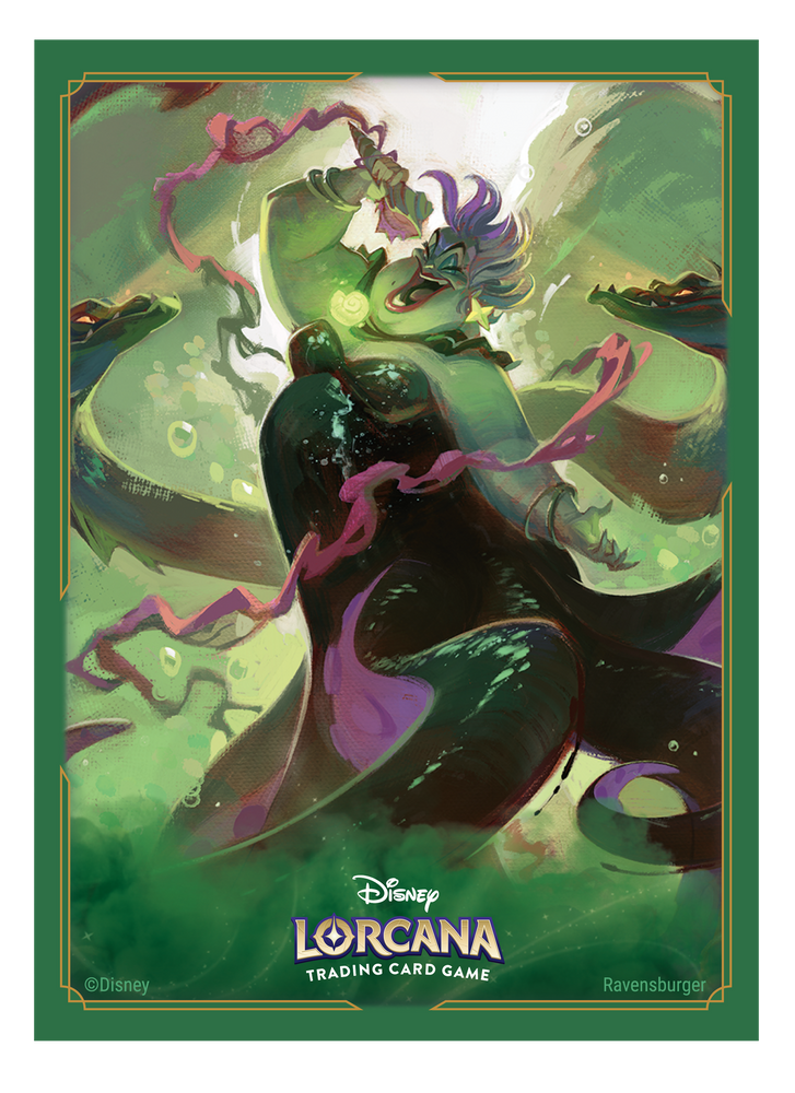 Disney Lorcana: Card Sleeves (Ursula – Deceiver of All / 65-Pack) +++Pre-order (7/3/25)+++