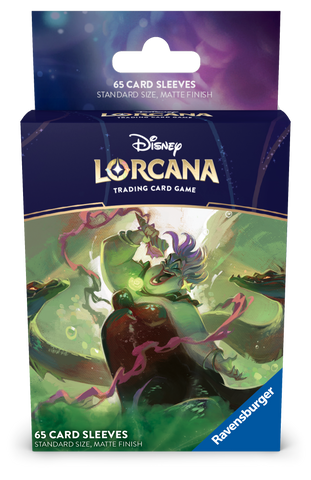 Disney Lorcana: Card Sleeves (Ursula – Deceiver of All / 65-Pack) +++Pre-order (7/3/25)+++