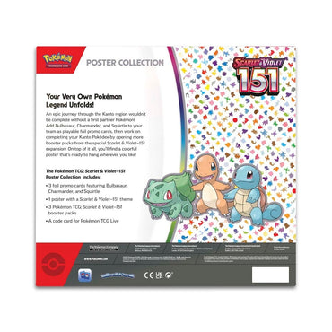 Scarlet & Violet: 151 - Poster Collection +++IN-STORE ONLY - LIMIT ONE+++