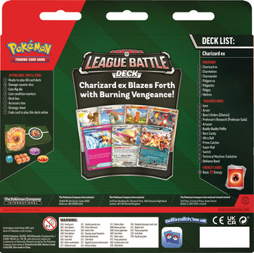 League Battle Deck (Charizard ex) +++Pre-order (ETA 22/11/24)+++