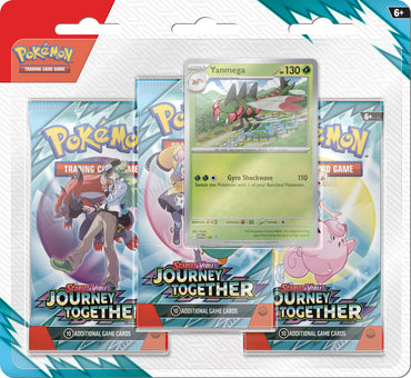 Scarlet & Violet: Journey Together - 3 Pack Blister +++IN-STORE ONLY - LIMIT OF SIX ASSORTED BOOSTERS PER PERSON+++