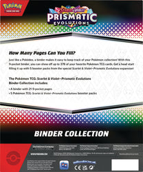 Scarlet & Violet: Prismatic Evolutions - Binder Collection +++Pre-order (1/31/25) - LIMIT TWO+++