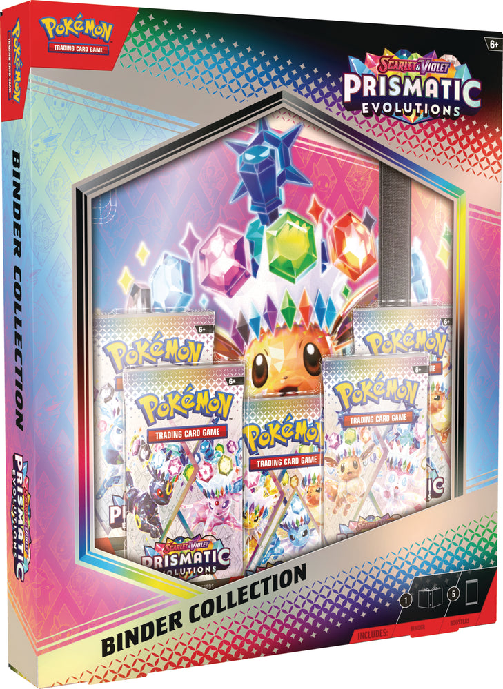 Scarlet & Violet: Prismatic Evolutions - Binder Collection +++Pre-order (1/31/25) - LIMIT TWO+++