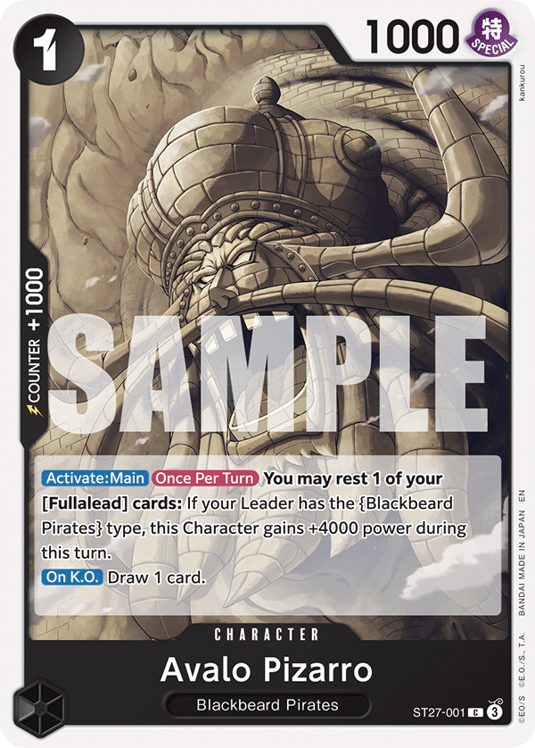 Starter Deck (Black) Marshall.D.Teach [ST-27]