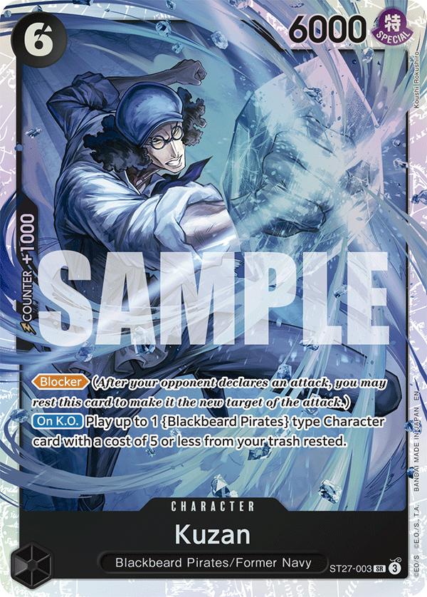 Starter Deck (Black) Marshall.D.Teach [ST-27]