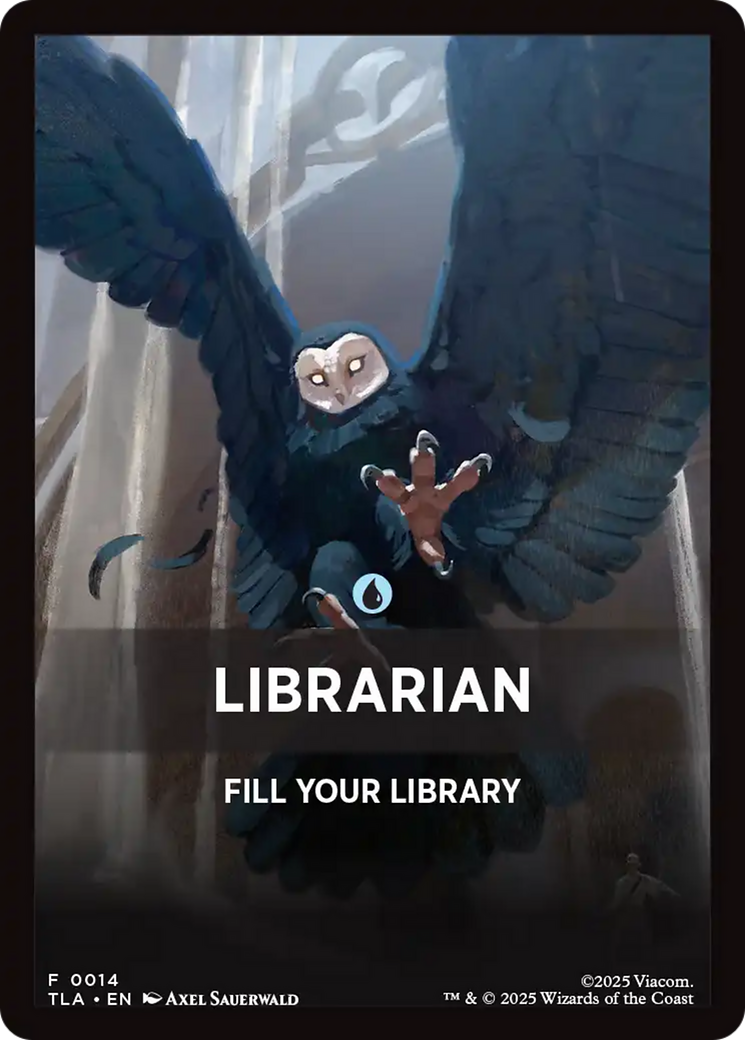 Librarian Theme Card [Avatar: The Last Airbender Tokens]