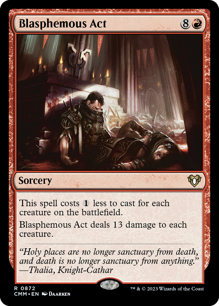 Blasphemous Act [Commander Masters]